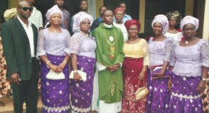 Mum & some of her siblings at her nephew's ordination